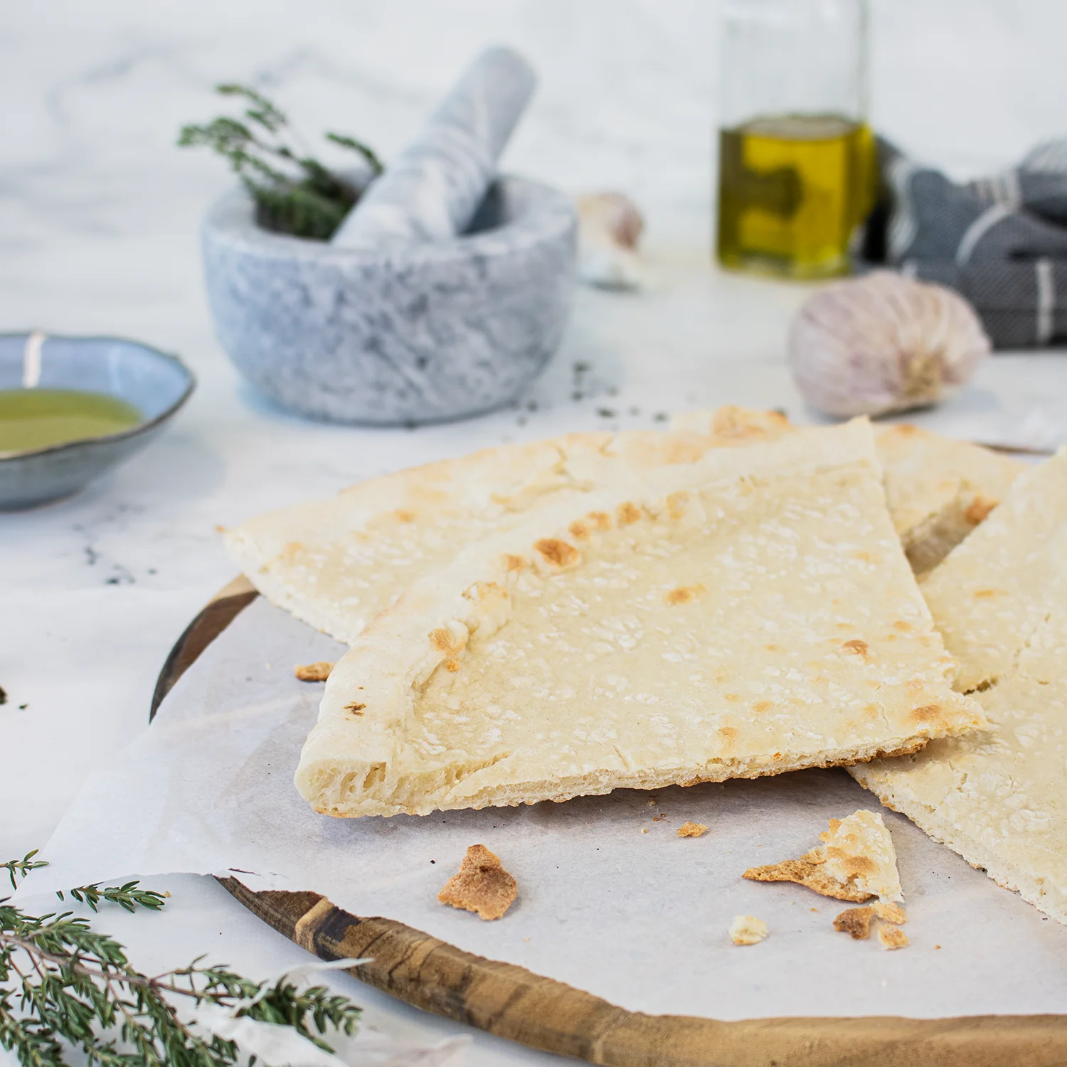 12" Plain Pizza Base (Roma Thin Crust) - Image 3