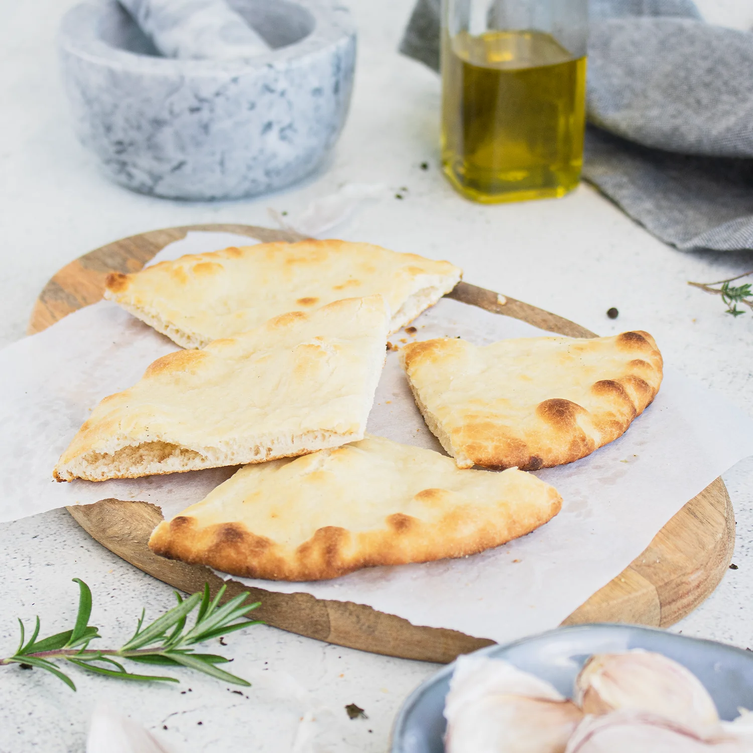 7" Plain Pizza Base (Roma Thin Crust) - Image 3