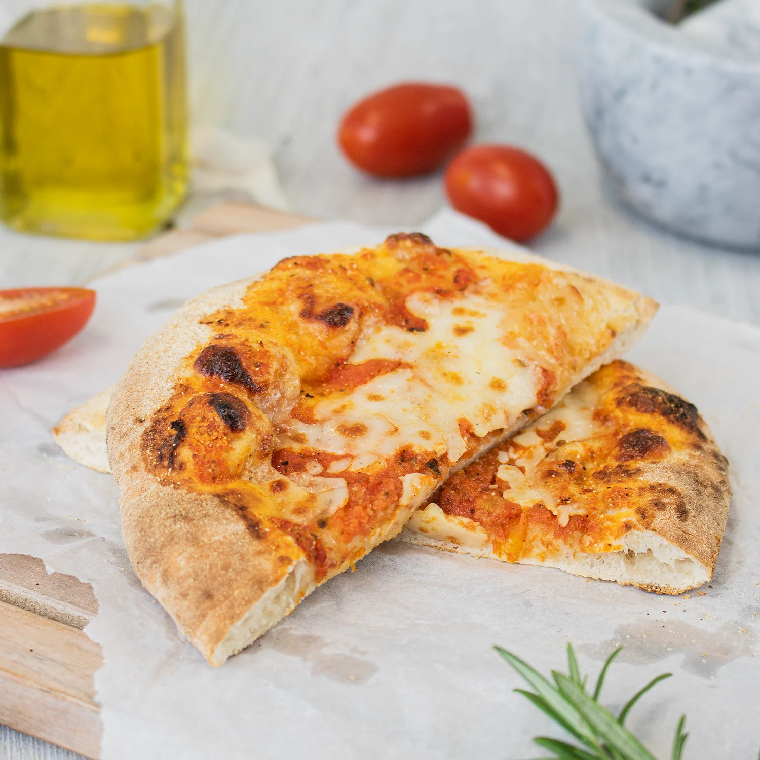 6" Focaccia Pizza • Margherita - Image 3