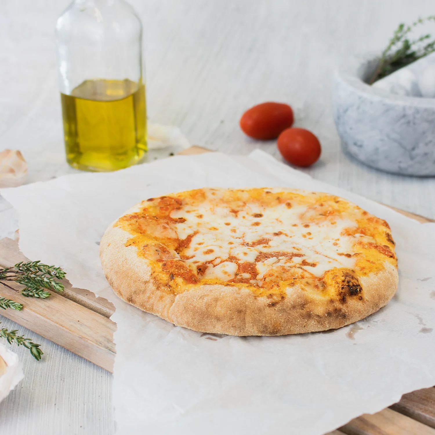 6" Focaccia Pizza • Margherita - Image 4